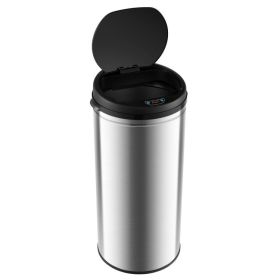 8-Gallon Stainless Steel Motion Sensor Trash Can Kitchen Home Office Waste Bin