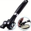 1pc Ergonomic Manual Can Opener with Soft Grips