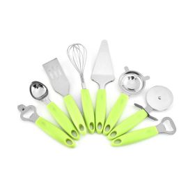 8 pieces Stainless Steel Non Stick Kitchenware Set with Silicone Handle