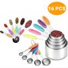 16 Pcs Stainless Steel Measuring Cups and Spoons Set