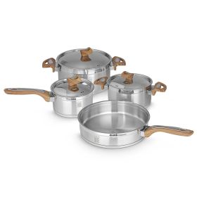 7 Pieces Serenk Stainless Steel Cookware Set