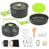 16Pcs Aluminum Camping Cookware Set.