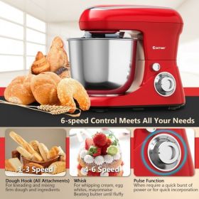 5.3 Qt Stand Kitchen Food Mixer, 6 Speed