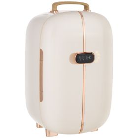 HOMCOM Portable Skincare Fridge with LED Display