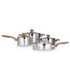 7 Pieces Serenk Stainless Steel Cookware Set