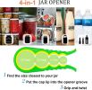 4 In 1 Multi-functional Can, Bottle And Non-Slip Jar Bottle Opener.