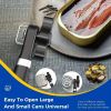 1pc Ergonomic Manual Can Opener with Soft Grips