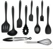 10-Piece Non-Stick, Non-Scratch Silicone Spatula Set