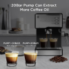 20 Bar Espresso machine 950W semi-automatic coffee machine