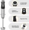 KOIOS 1000W Immersion Hand Blender, Multifunctional 5-in-1 Handheld Blender, 12-Speeds, Stainless Steel blender shaft, includes 600ml Mixing Beaker, 5