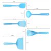 Set of 5 Non Stick & Heat Resistant Nylon Spatulas