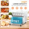 21 Qt 7-In-1 Convection Oven Counter top Air Fryer Toaster.