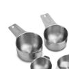 7-Piece Stainless Steel Measuring Cups Baking Cooking