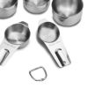 7-Piece Stainless Steel Measuring Cups Baking Cooking