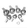 7-Piece Stainless Steel Measuring Cups Baking Cooking