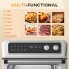 1800W, Stainless Steel Air Fryer Toaster Oven