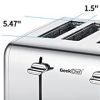 Geek Chef Stainless Steel Extra-Wide 4 Slice Toaster