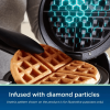 Nonstick Flip Waffle Maker - Silver