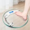 1pc Transparent Bathroom LCD Electronic Digital Smart Scale