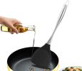 Non-Stick Silicone with Stainless Steel Handle Spatula