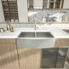 36 Inch Stainless Steel Farmhouse Double Bowl Kitchen Sink