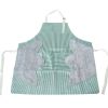 1pc Striped Linen Adjustable Kitchen Cooking Apron