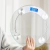 1pc Transparent Bathroom LCD Electronic Digital Smart Scale