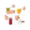 Stainless Steel 3 in 1 Manual Can and Bottle Opener